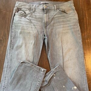 Joe's Jeans Classic Faded Gray Brixton Straight Leg Denim Size 36